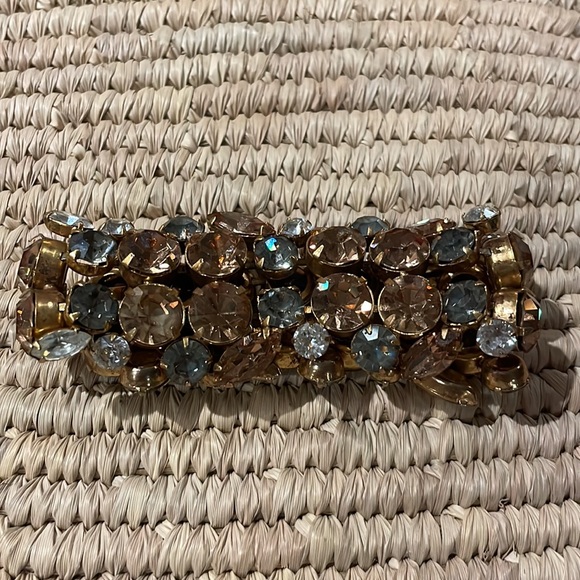 Vtg Regency signed Rhinestone Bracelet - Picture 2 of 4